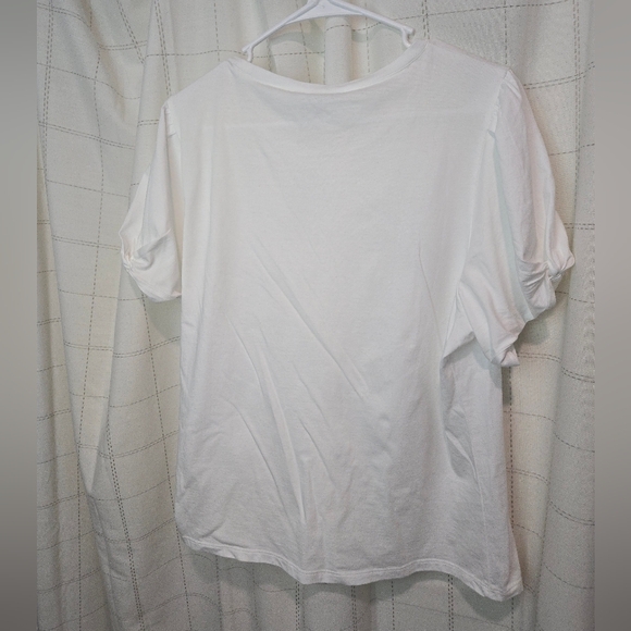 J Crew Broken-in Jersey Puff-Sleeve T-shirt - Picture 9 of 9